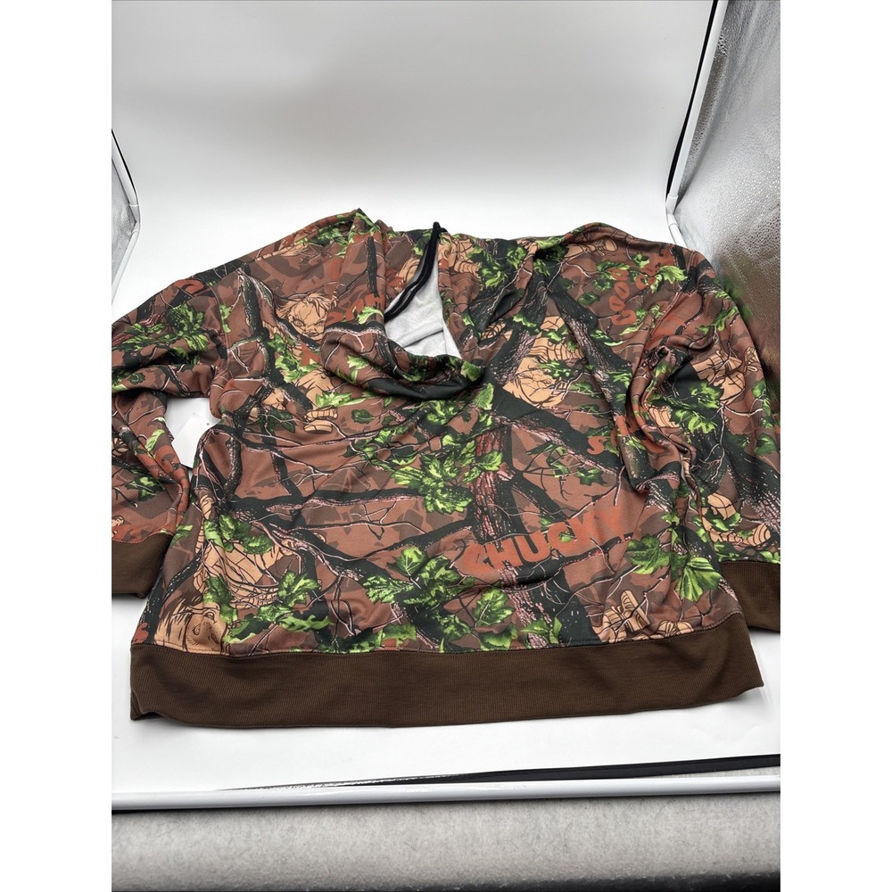 Men's Size XL Licensed Childs Play Chucky Good Guys Camouflage Hoodie‎ NWT - Picture 11 of 14